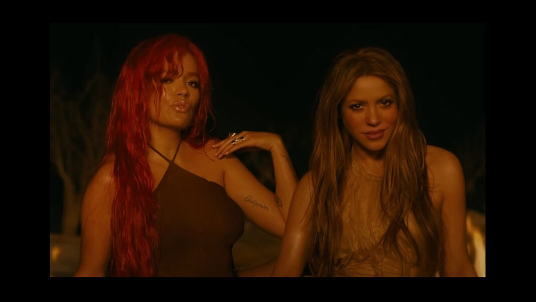 shakira and karol g latest song tqm