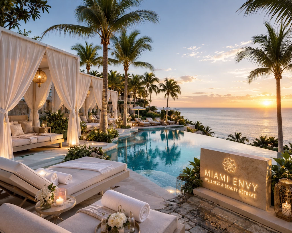 Luxury beauty and wellness lifestyle in Miami