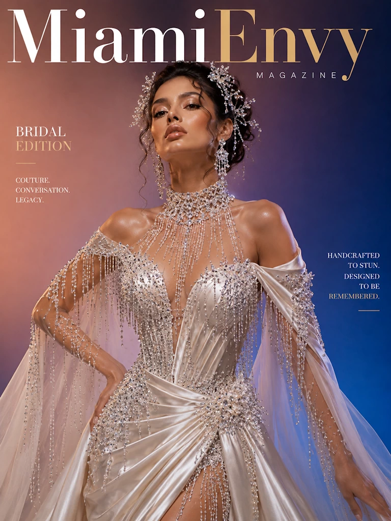 Miami Envy bridal couture cover three by Susana Lucia