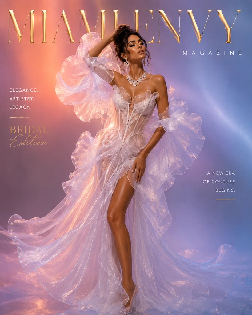 Miami Envy bridal couture cover four