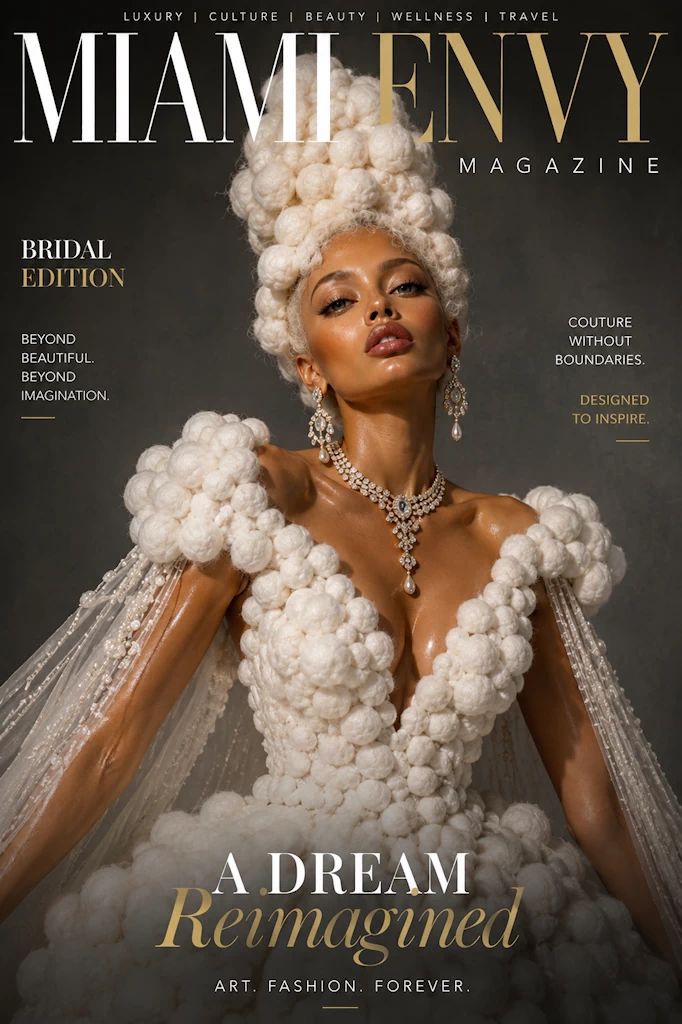 Miami Envy bridal couture cover two by Susana Lucia