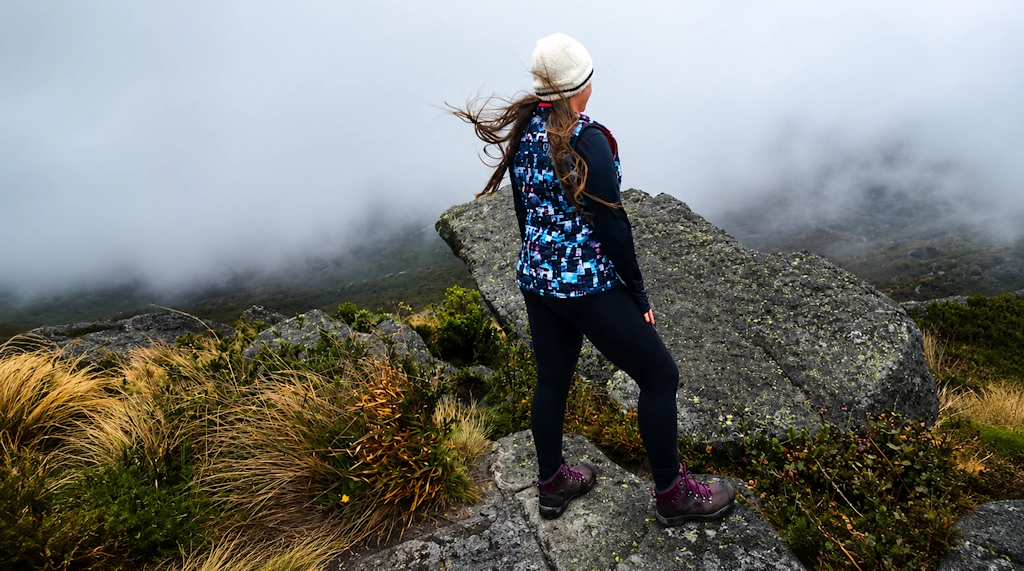Inspirational lifestyle image of Ingrid embracing positivity and adventure