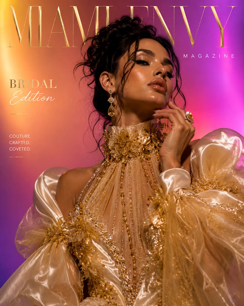 Miami Envy bridal couture cover one