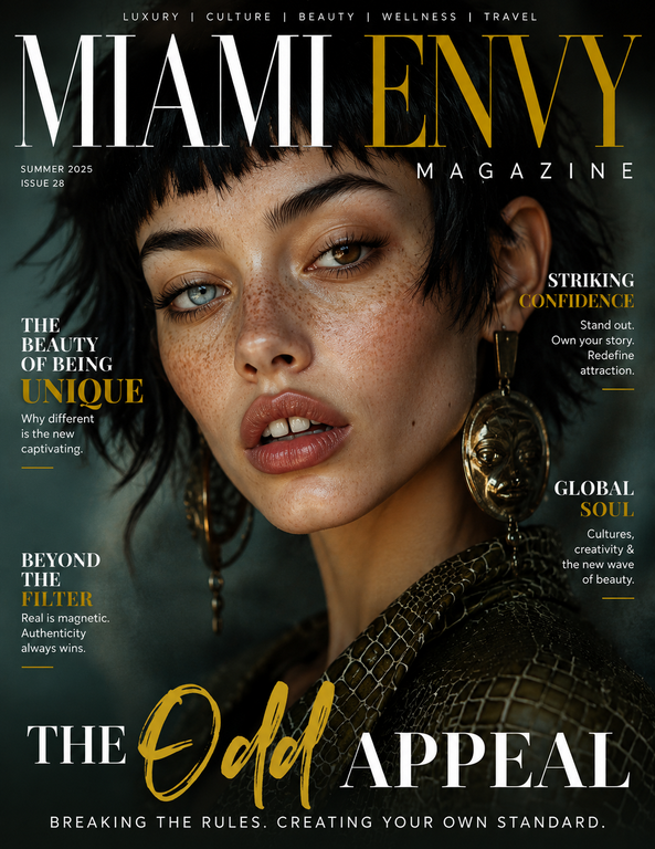 Miami Envy Magazine Beauty Has No Blueprint avant-garde fashion cover