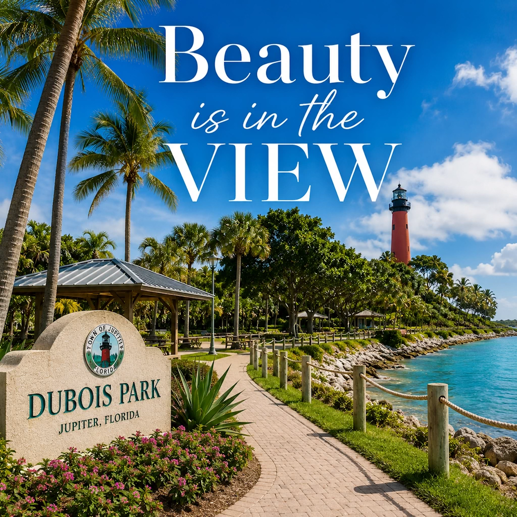 Relaxing water views at Dubois Park in Jupiter Florida