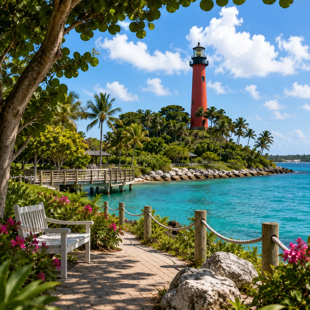 Photo-worthy views near Dubois Park and Jupiter Florida