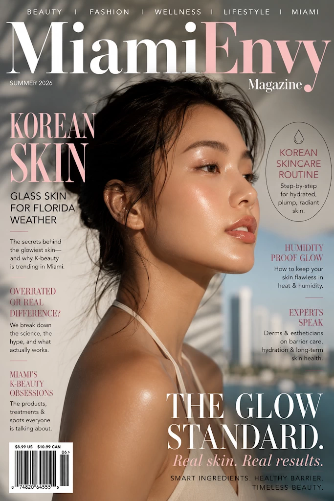 Korean skincare Miami beauty cover