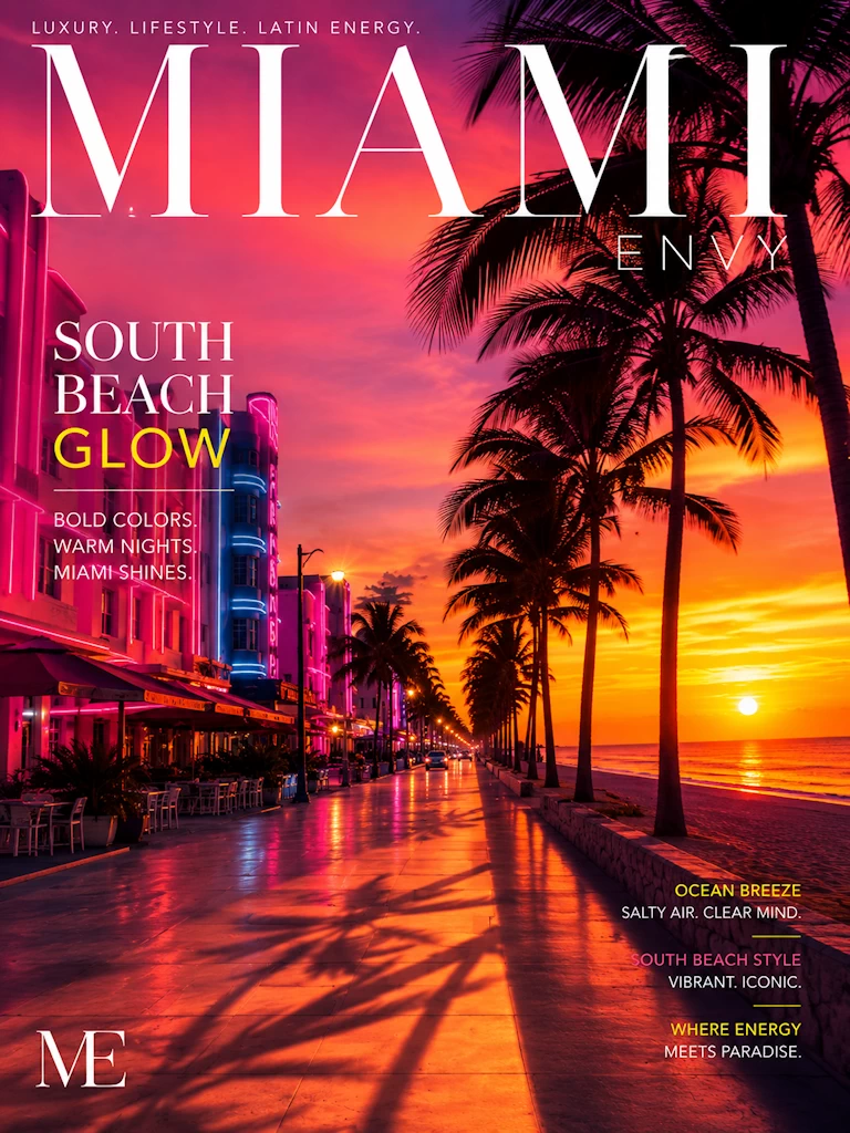 Miami fashion beauty nightlife and tropical luxury style