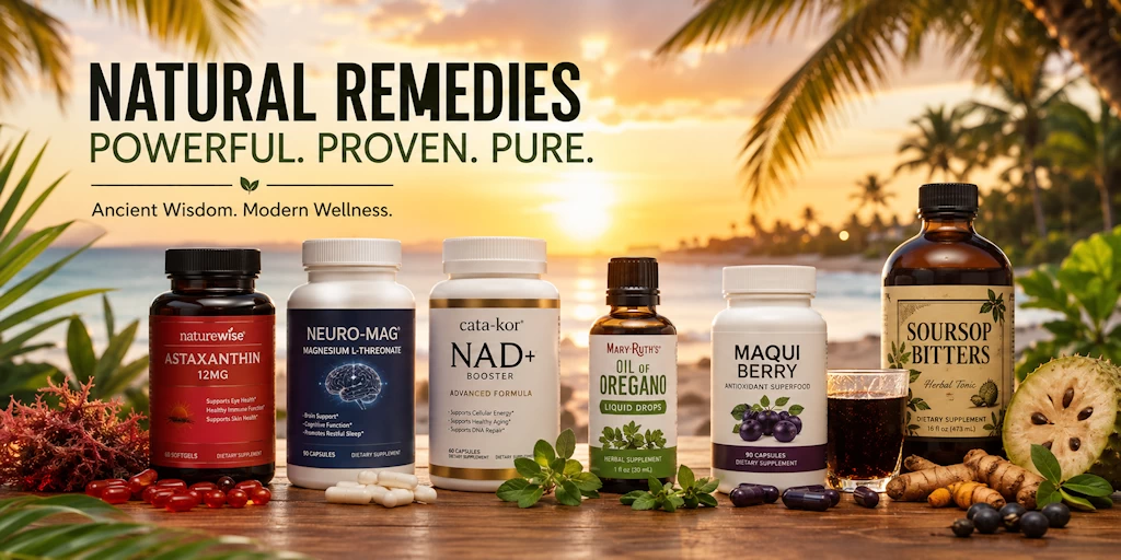 Popular natural wellness supplements
