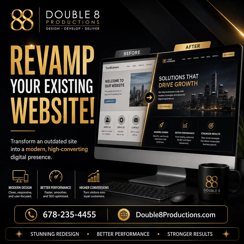 Professional website redesign services for Florida businesses